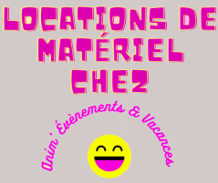 Location de matériel pour mariage sur Brest, Quimper, Morlaix, Crozon et sur tout le Finistère