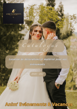 Location de décoration et de matériel pour votre mariage sur Brest Quimper